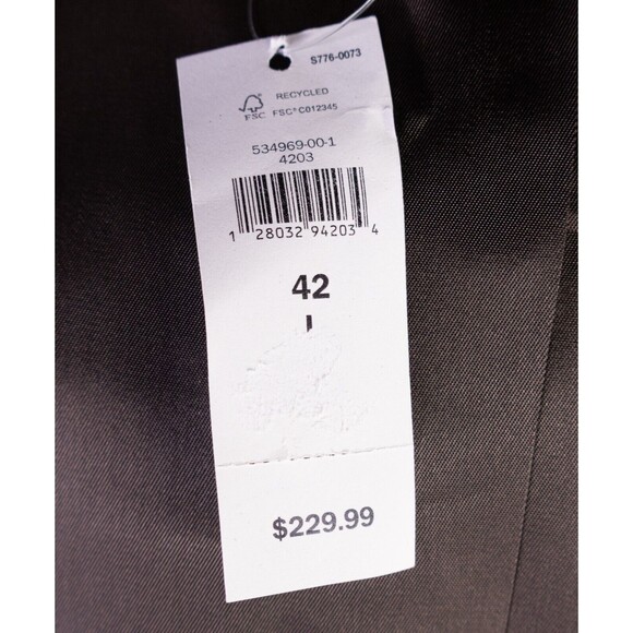 New Banana Republic Mens Blazer Sport Coat 2 Button Casual Jacket Size 42L Poly - Picture 11 of 15